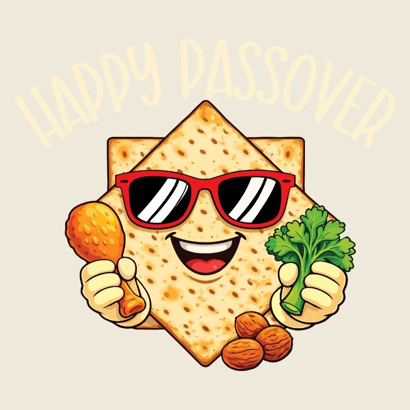 Happy Passover Jewish Holiday Pesach Celebration