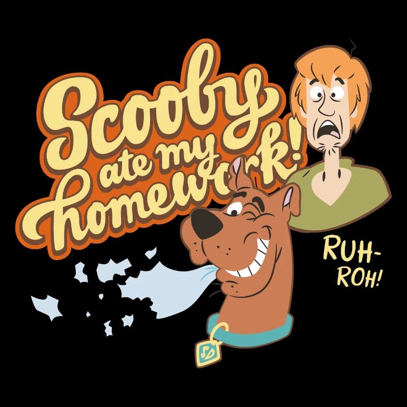 Scooby-Doo Shaggy Rogers & Scooby Quote Homework