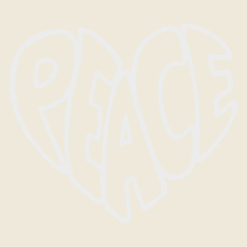 Peace Bubble Font Graphic
