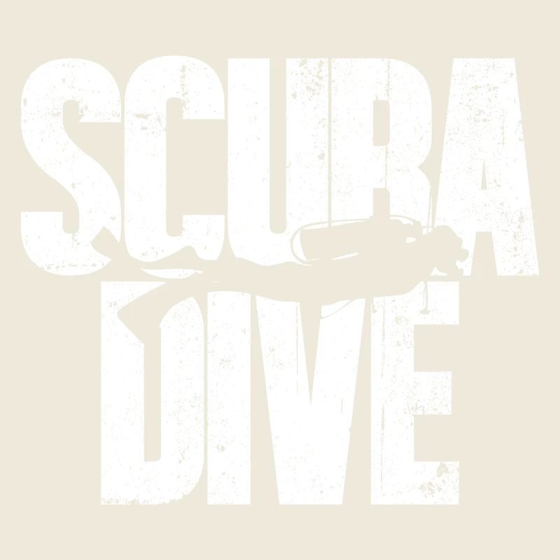 Scuba Love Diver Silhouette