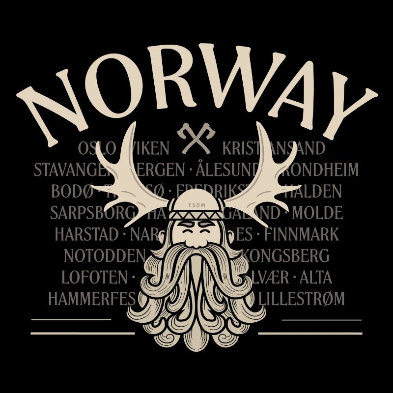 Norvège - Barbe de Viking - Mousses