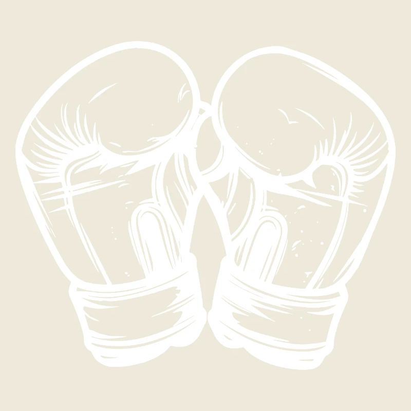 Kickboxing Gloves Drawing