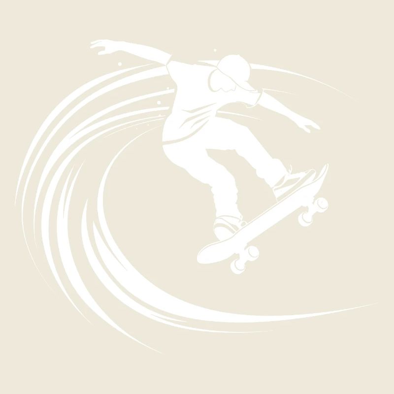 Skateboarder Drawing