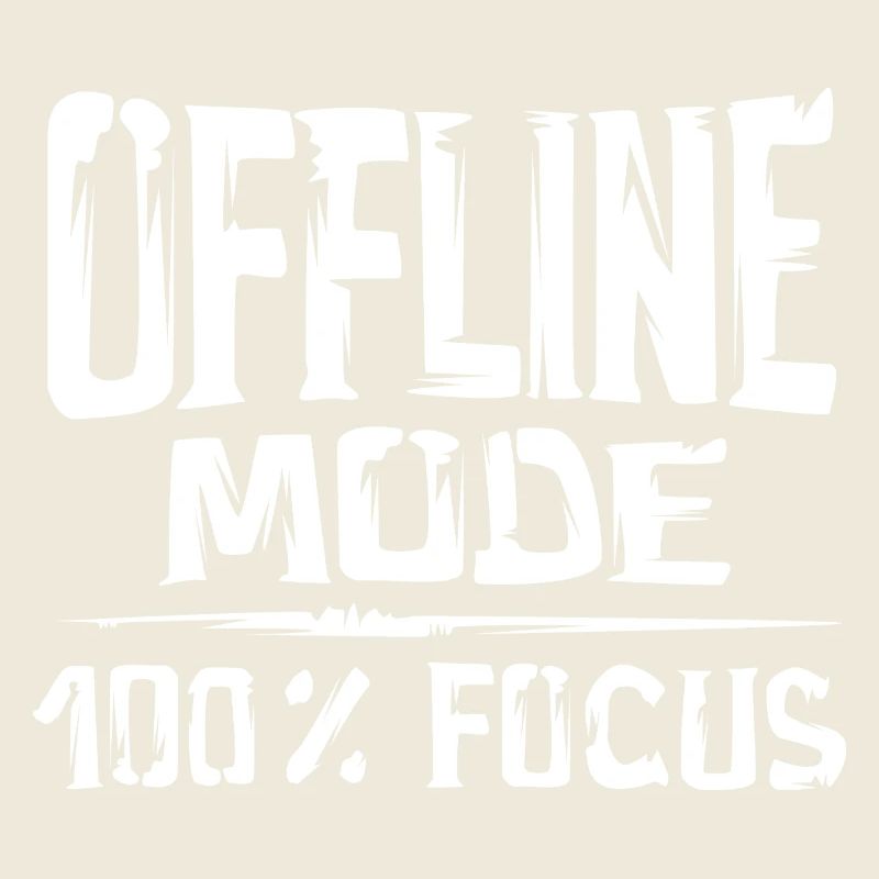 offline mode - 100% focus