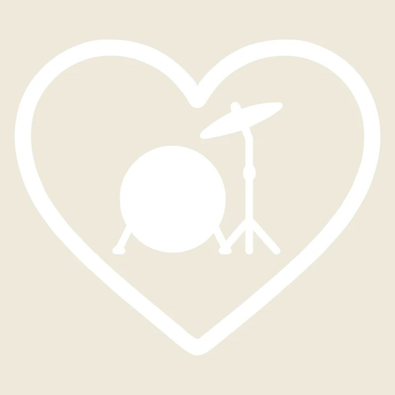 Herztrommel Basstrommel Becken