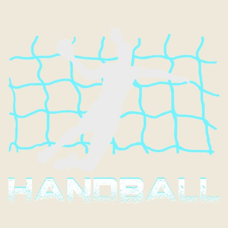 Handball-Torhüter Sprung