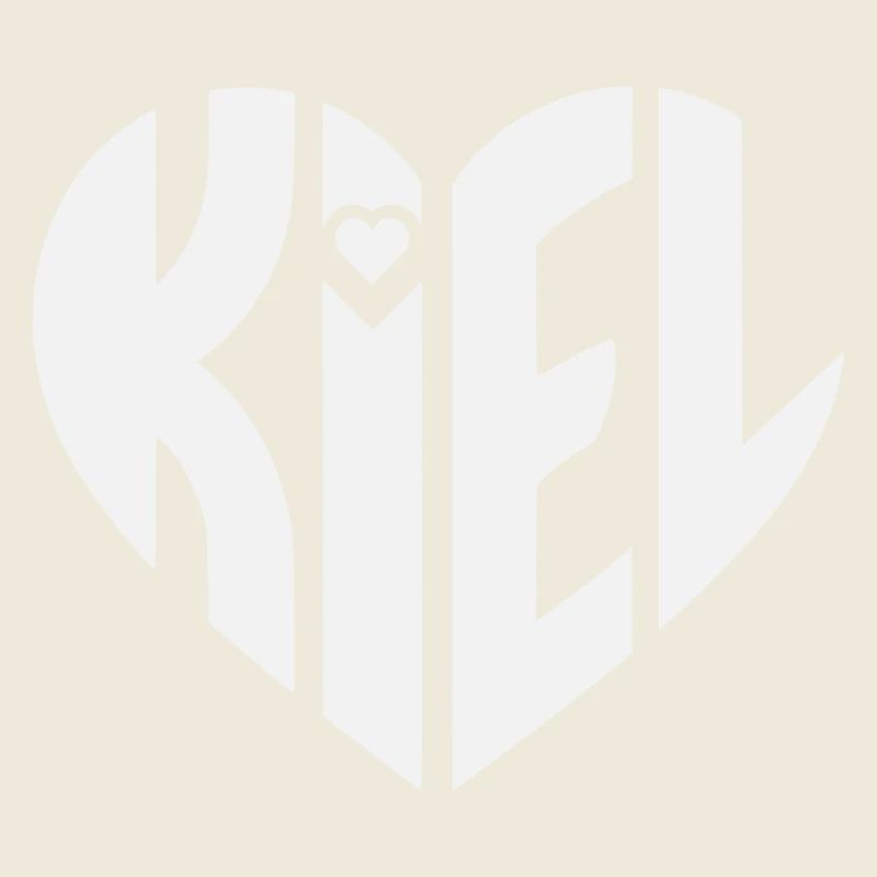 Kiel Herz Typografie