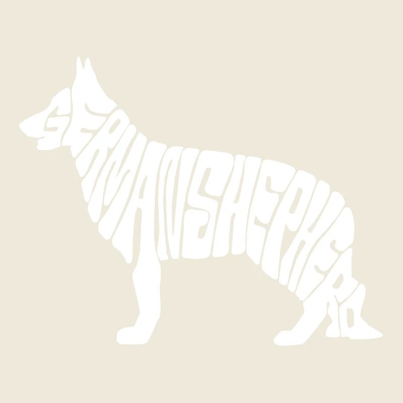 German Shepherd / Sheppard / dog logo / police dog