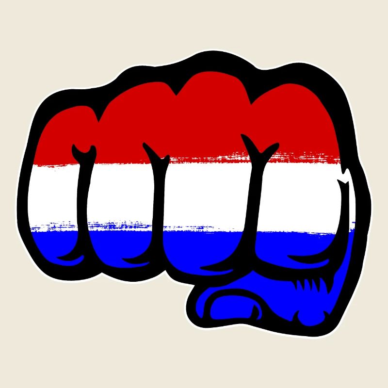Holland Flagge Hand Faust