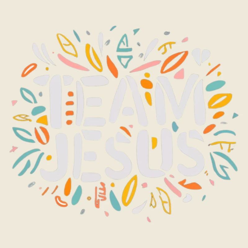 Je suis Jésus – message coloré