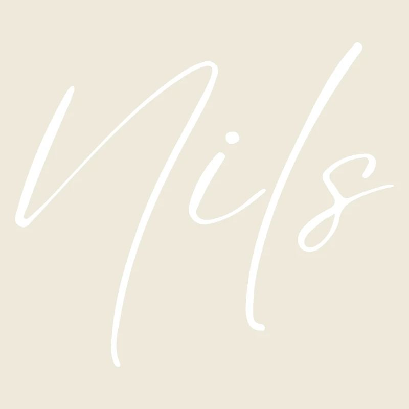 Nils Name T-Shirt Geschenk Für Männer
