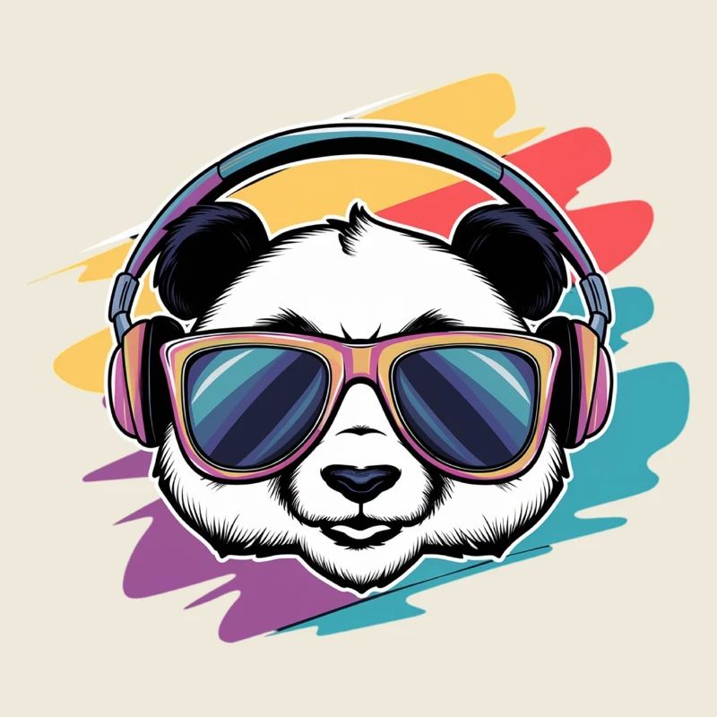 Coole Panda-Vibes