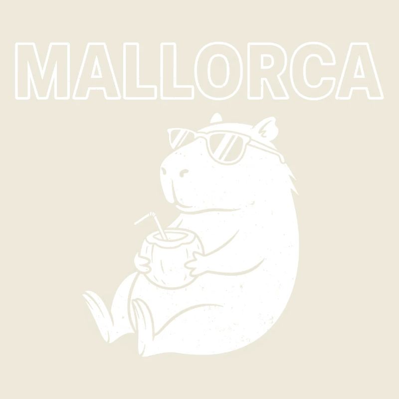 Mallorca Capybara Kokosnuss