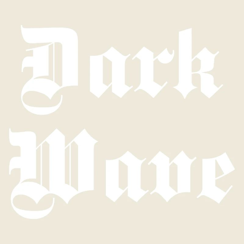 Musique Dark Wave Typographie gothique