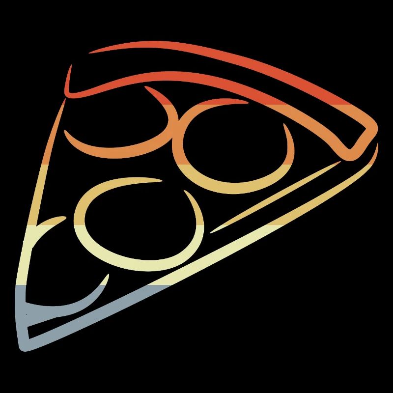 Pizza Retro Look