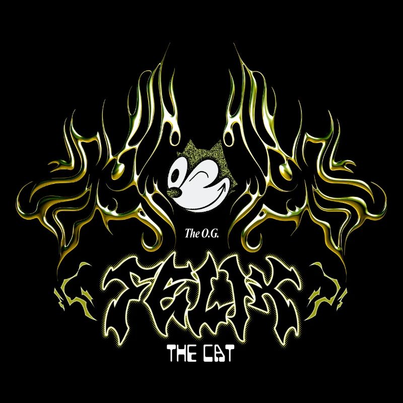Felix The Cat O.G. Felix & Modern Flame Design
