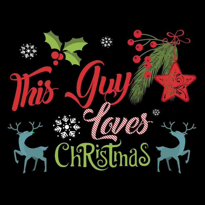 Noël Guy Amour de Noël cadeau de Noël