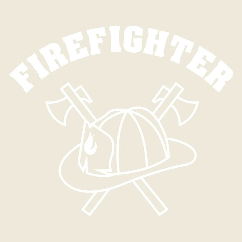 firefighter symbol firefighter helmet axe logo