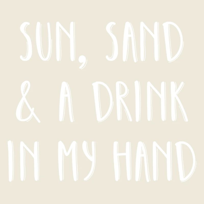 Du sable solaire et un verre à la main