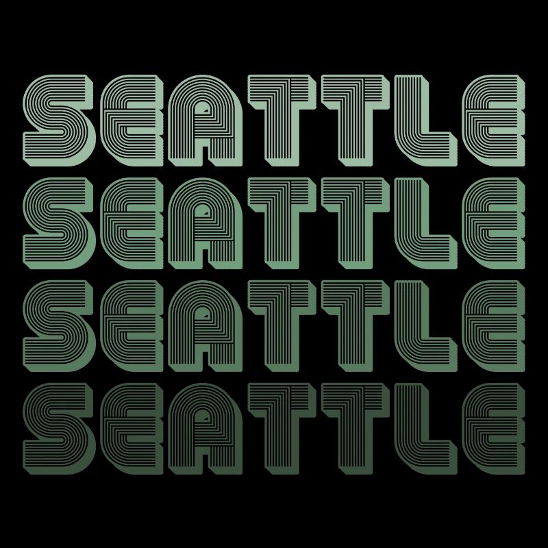 Seattle Retro Blockletters