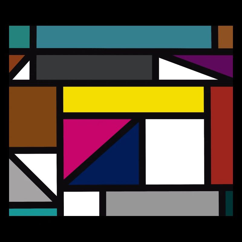 Colorful Geometric Shape Drawing