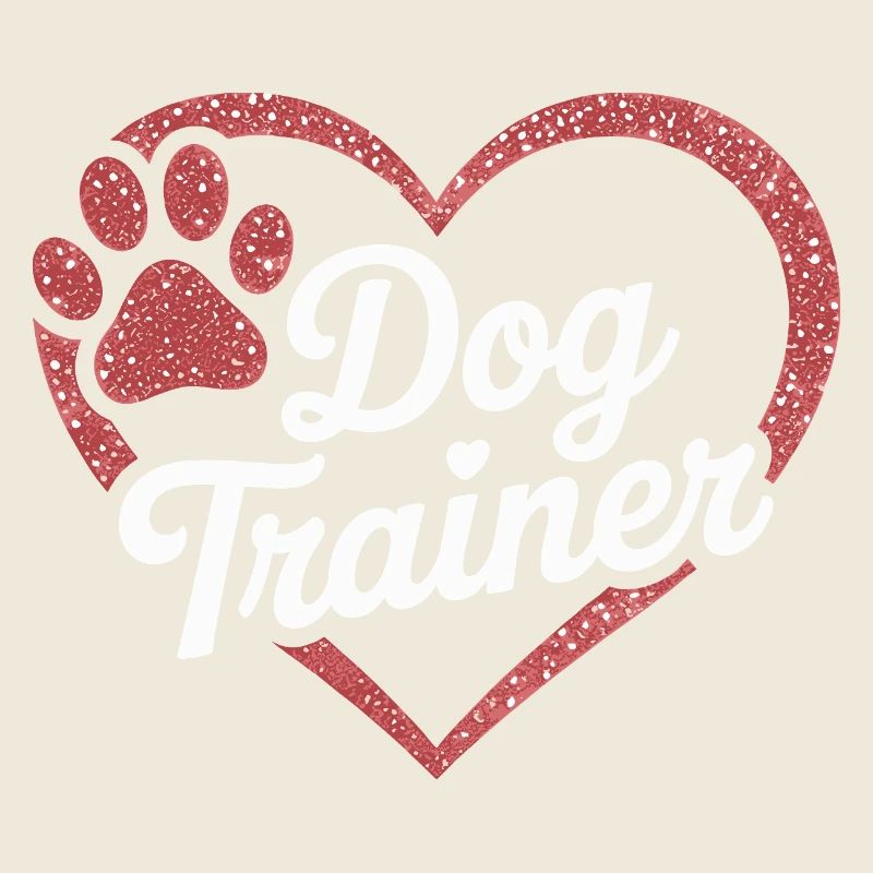 Dog Trainer Heart Design