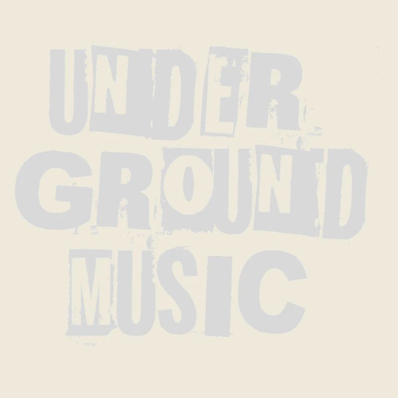 Underground-Musik Mutige Grafik