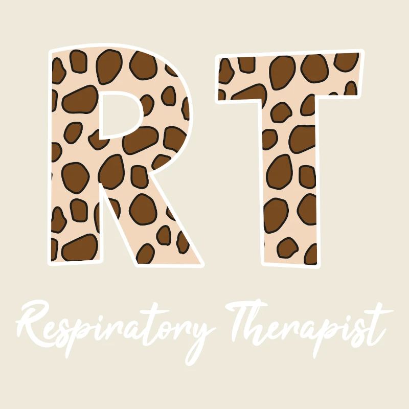 Atemtherapie-Krankenschwester-Leopard-Print