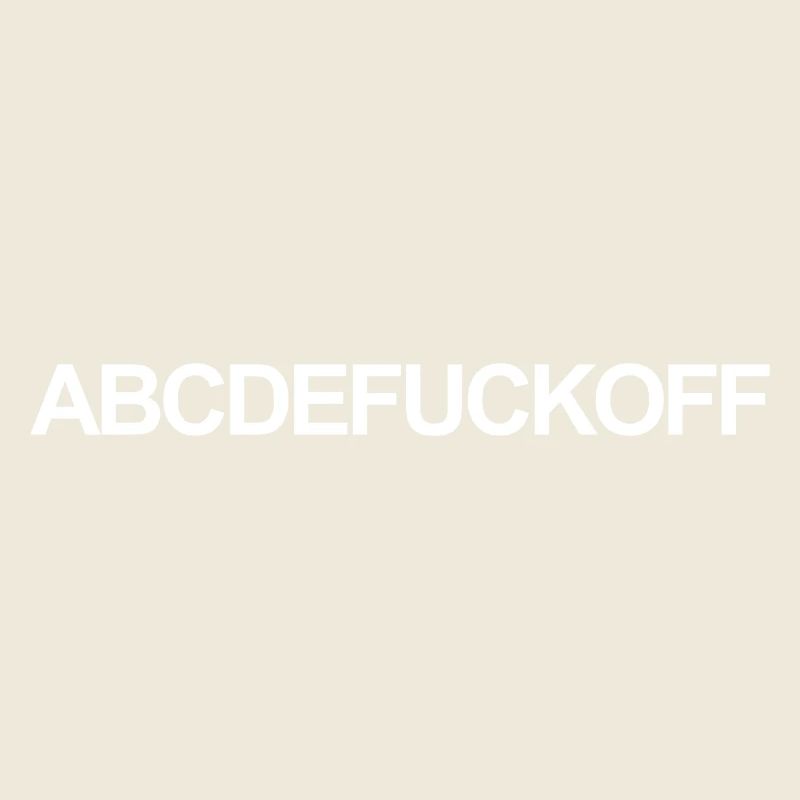 Abcdefuckoff citation drôle