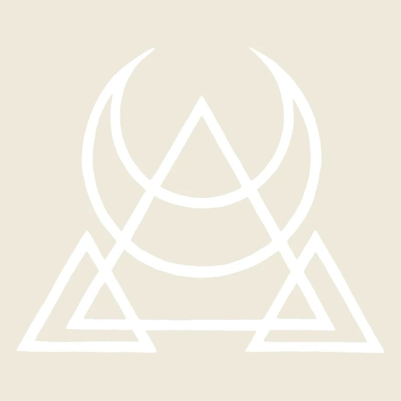 symbole blanc des pyramides égyptiennes