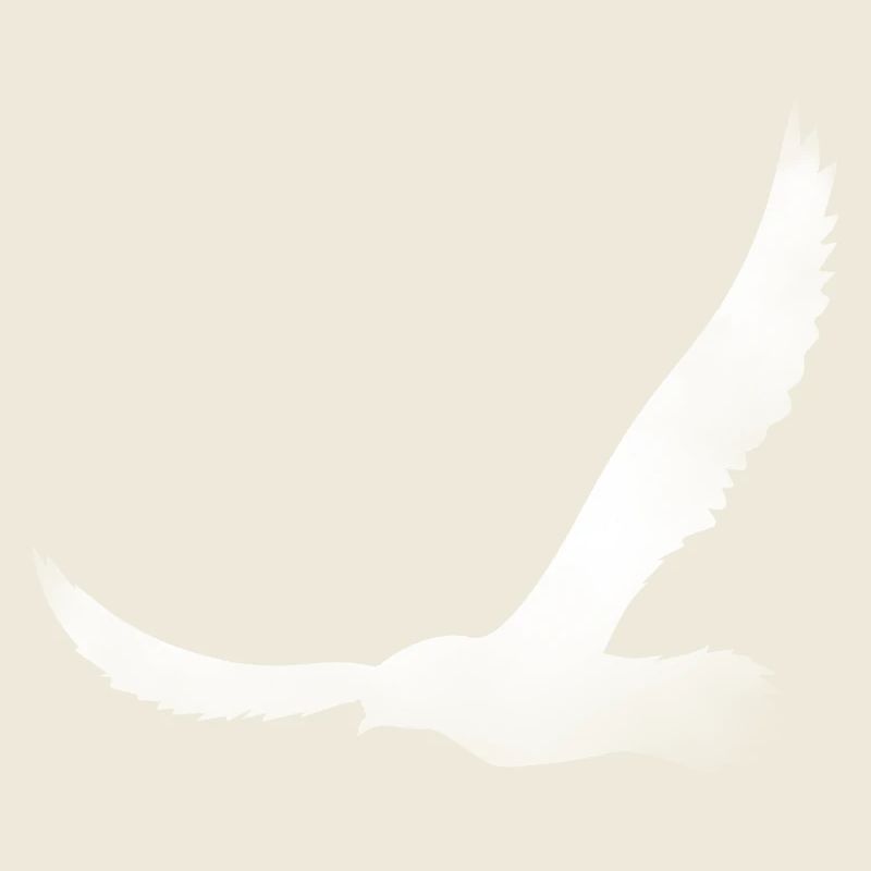 Vogel Silhouette aus Wolke