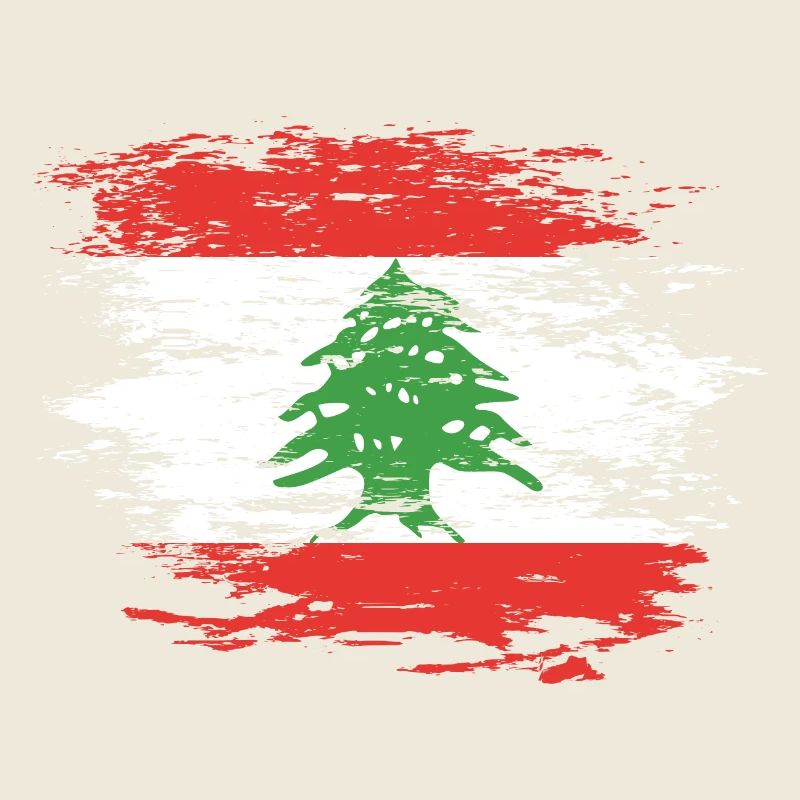 Drapeau du Liban utilisé