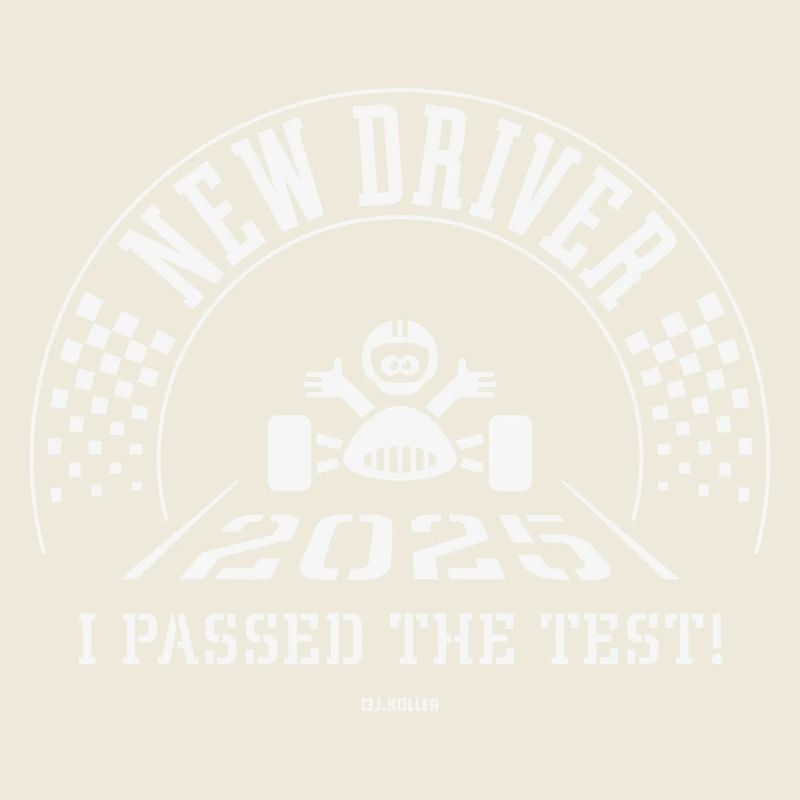 New Driver 2025 - J’ai réussi le test ! (Blanc)