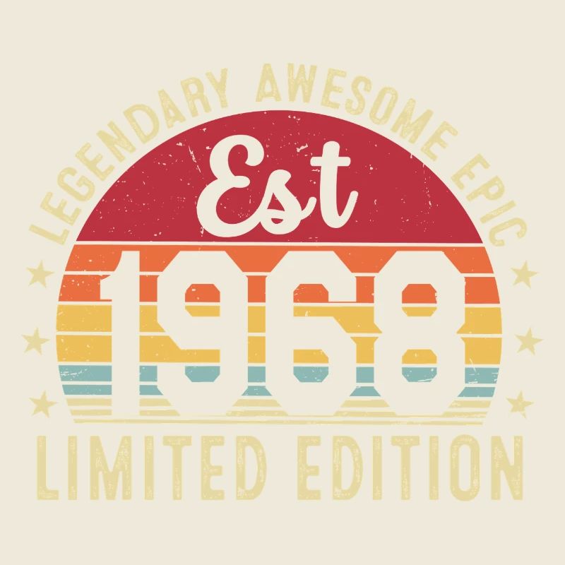 58th Anniversary - Vintage Gift 1968