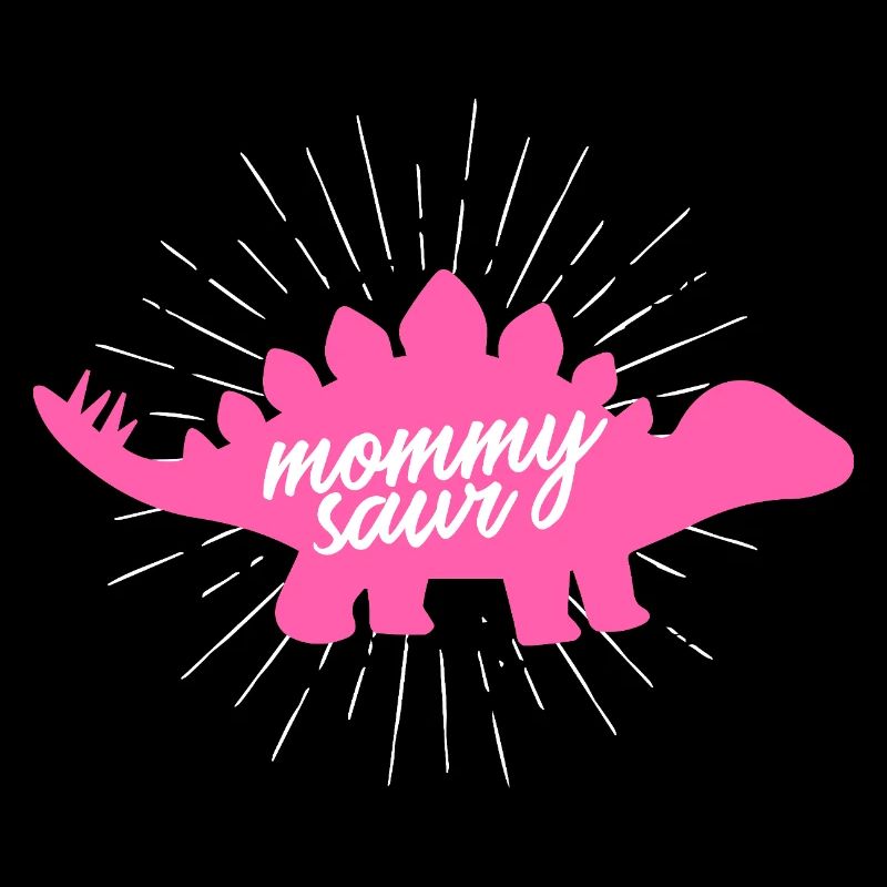 Mommysaurier Rex lustiges rosa Dinosaurier-Slogan-Design