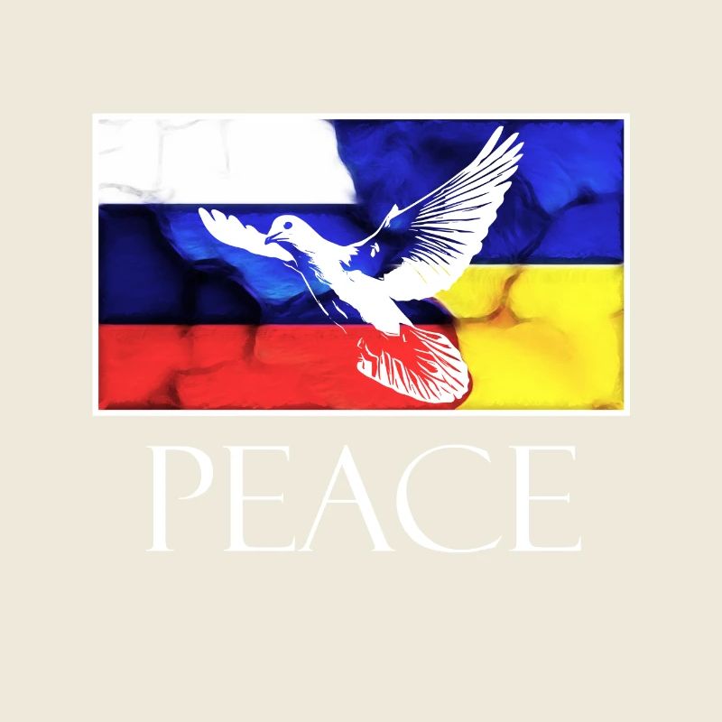 PAIX Russie Ukraine Colombe de la Paix blanc