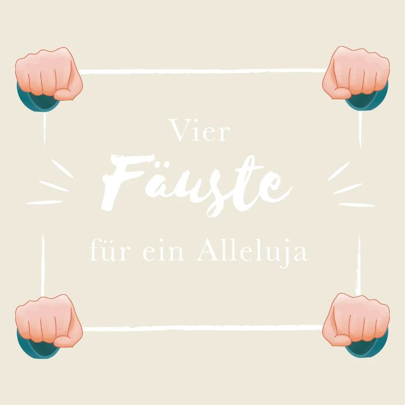Four fists for an Alleluia