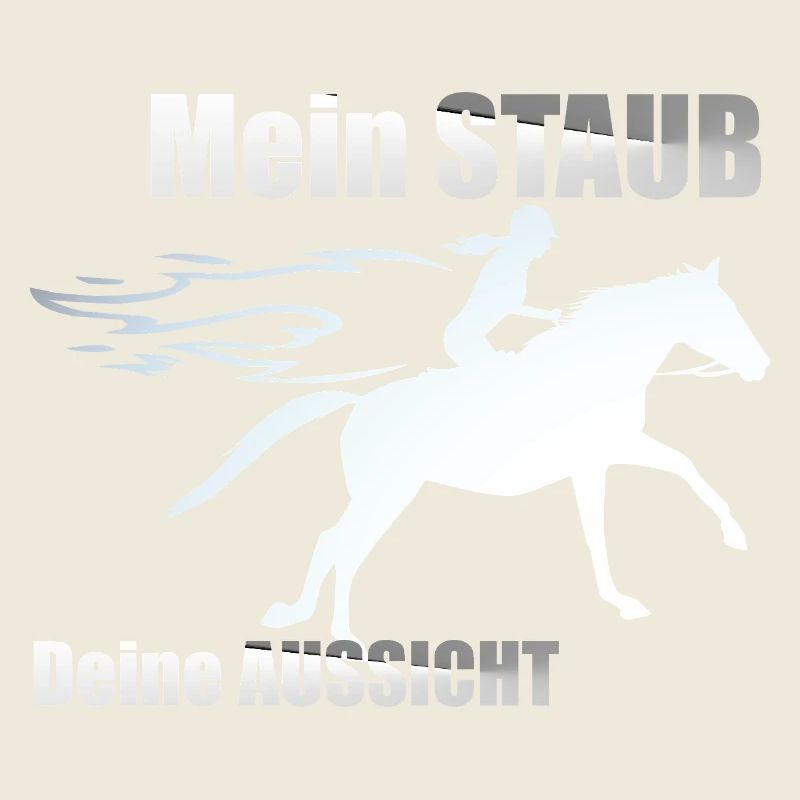 Cavalière au galop drôle
