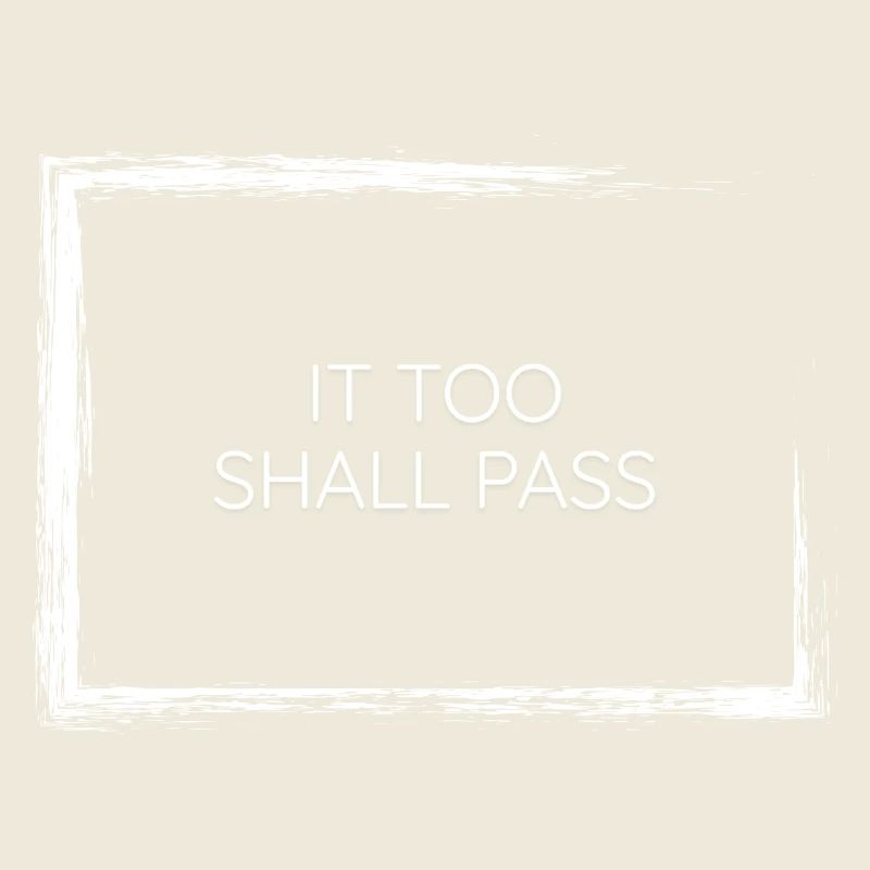 Auch sie wird minimalistisches Weisheitszitat T-Wear bestehen