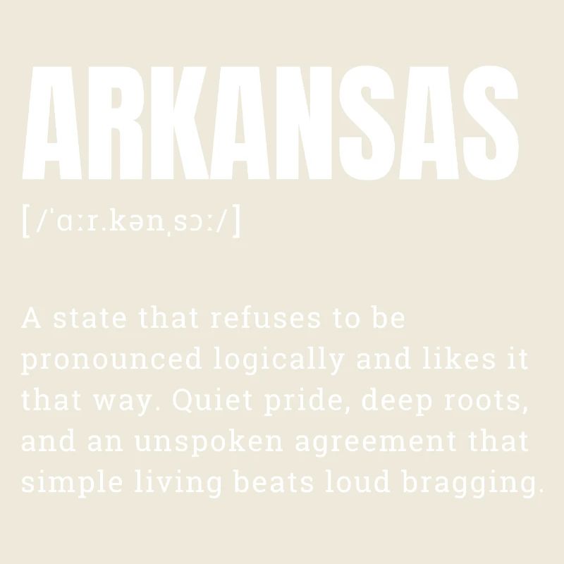 Fierté de l’État de l’Arkansas Bold
