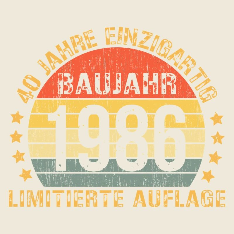 1986 Geburtstag 40 Dekoration 40er 40. Geburtstag