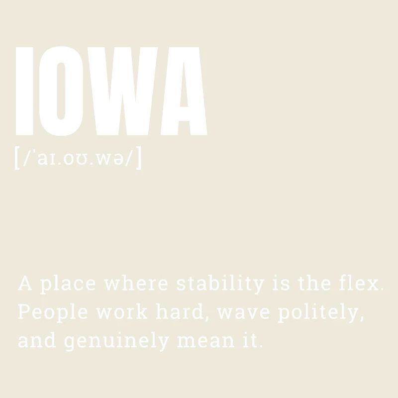 Déclaration typographique Iowa Bold