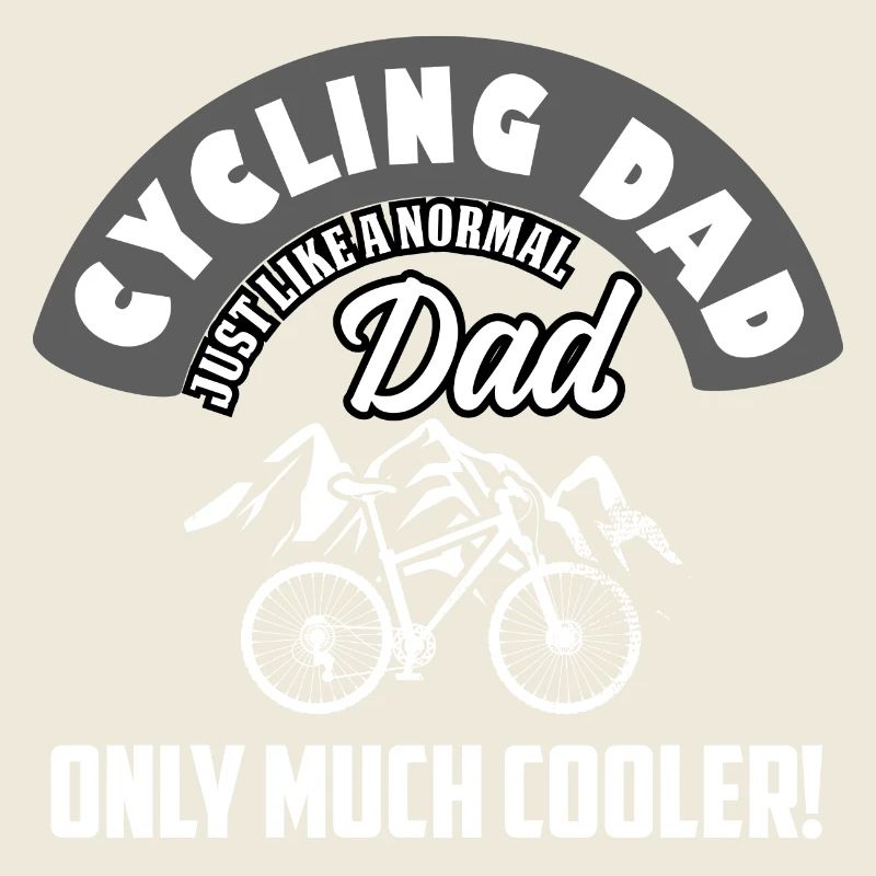Cyclist dad much cooler