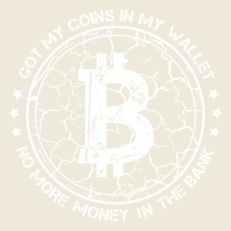 Bitcoin BTC Crypto Crypto drôle de dicton cool