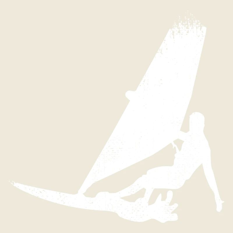 Funny Windsurfer Sketch