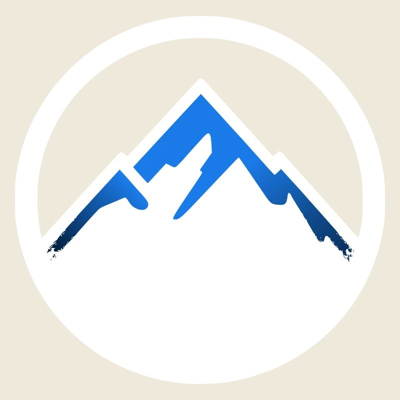 Mountains logo white