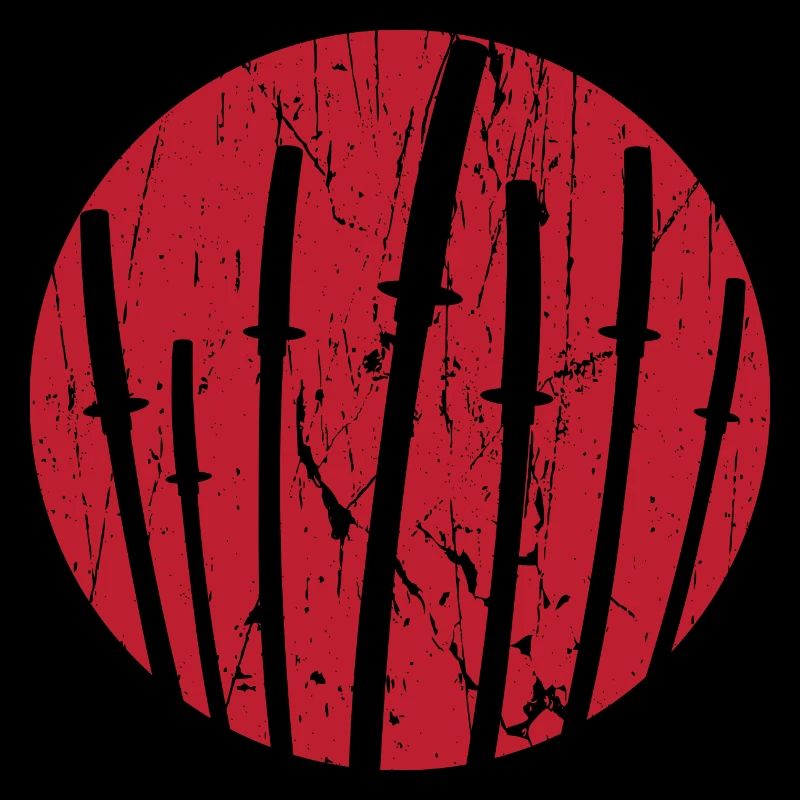 Japan Vintage Samurai Sun