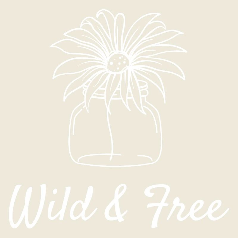 Wild & Free Floral Illustration