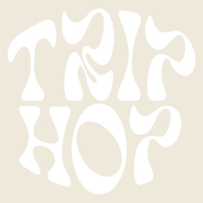 Trip Hop Organic typography design