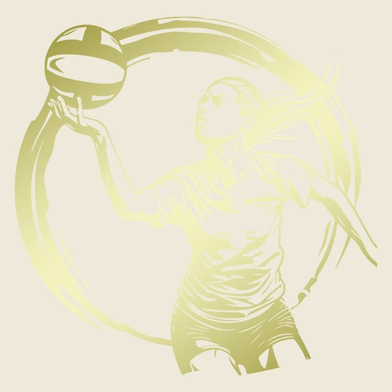 Volleyball Player Silhouette
